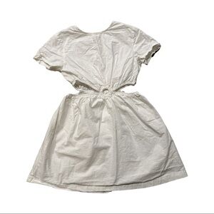 Zara white cut out dress size 7